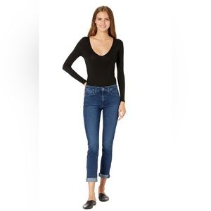 Joe's The Icon Mid Rise Crop with Cuff Skinny Flashback Jeans Size 28